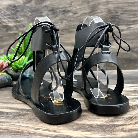 NIB Matisse Sunnie Gladiator Leather Sandal Black - Picture 11 of 16